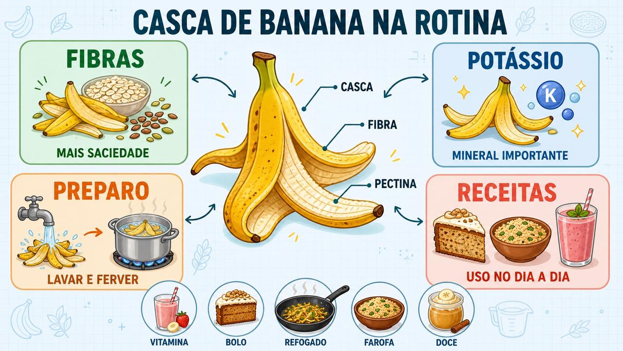 Fibras, potássio, preparo e receitas mostram como aproveitar melhor a casca.