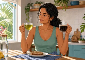 Chá verde ou café pela manhã: qual é melhor para o fígado e o metabolismo