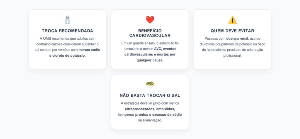 Sal com Potássio para Pressão Alta: Quem Pode Usar e Quem Deve Evitar