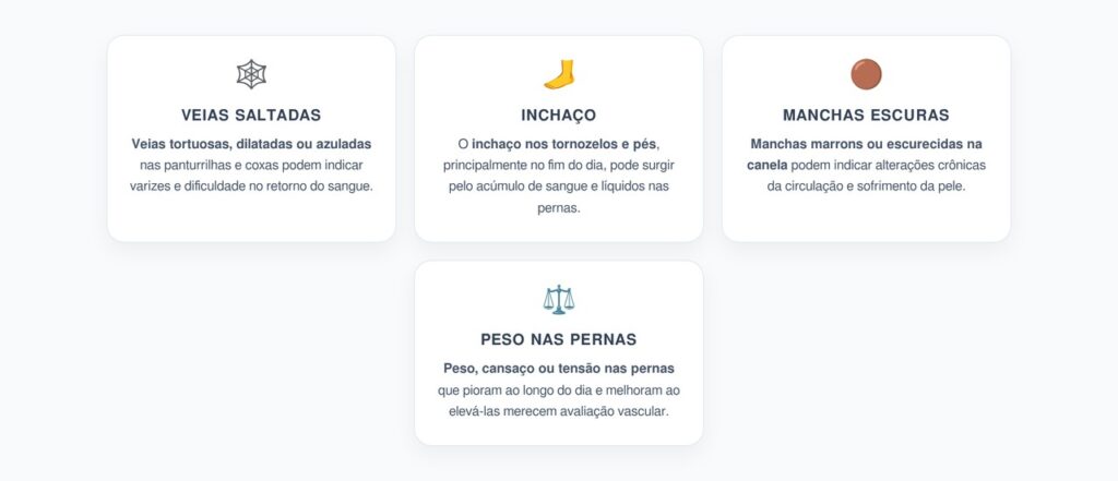 4 Sinais Visíveis de Má Circulação nas Pernas