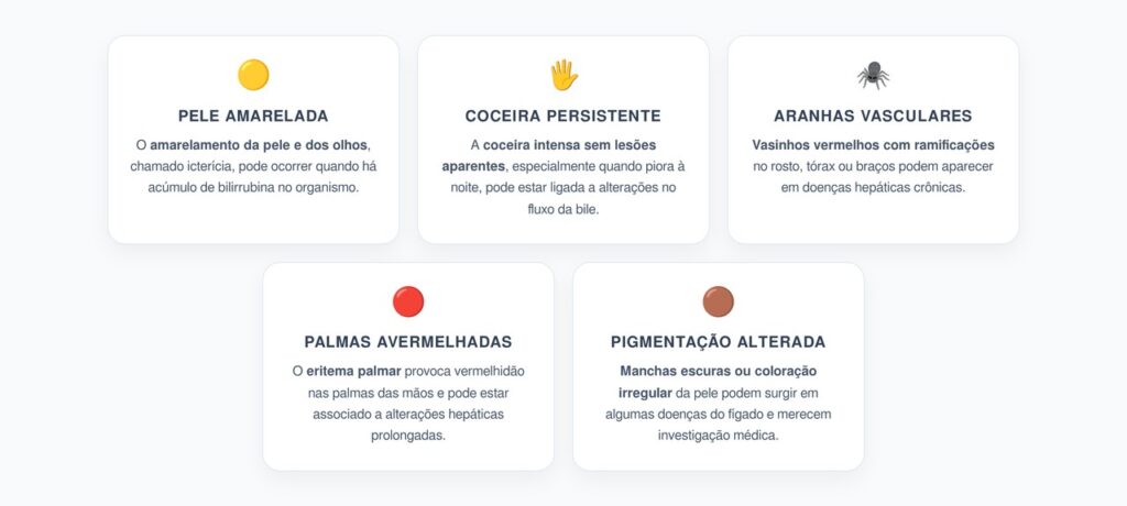 5 Sinais de Problemas no Fígado que Podem Aparecer na Pele
