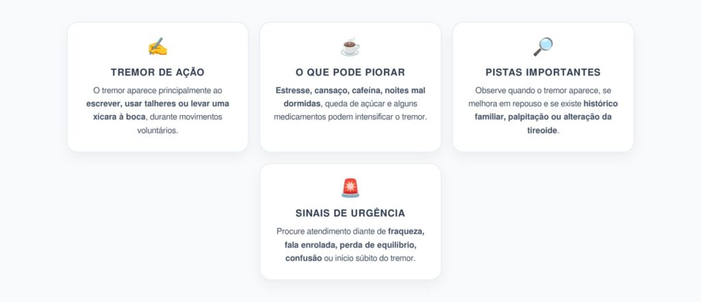 Tremor nas Mãos ao Escrever ou Segurar Objetos: O Padrão Pode Revelar a Causa