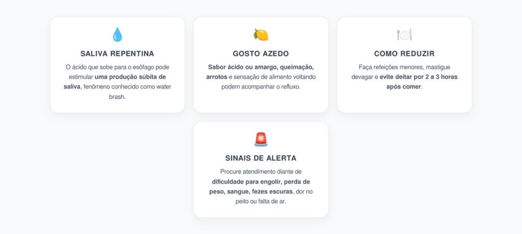 Boca com Água e Gosto Azedo: Sinais de Refluxo Gastroesofágico
