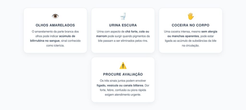 Olhos Amarelados, Urina Escura e Coceira: 4 Sinais de Alerta