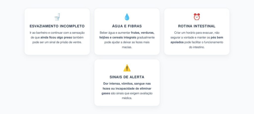 Evacuação Incompleta: 4 Sinais de Prisão de Ventre