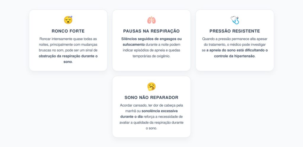 Ronco Forte e Pressão Alta: 4 Sinais de Possível Apneia do Sono