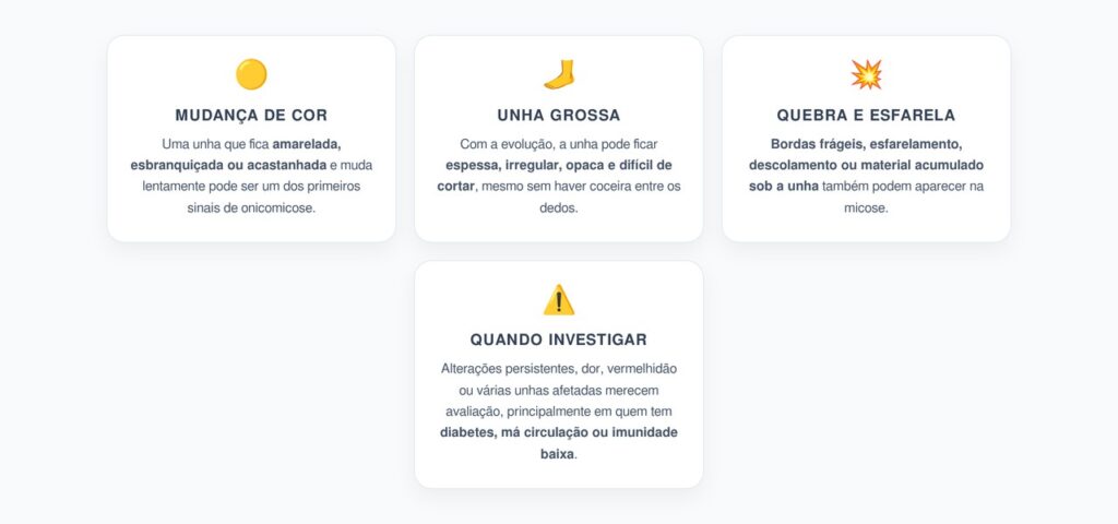 Unha Amarelada, Grossa e Quebradiça: 4 Sinais de Micose