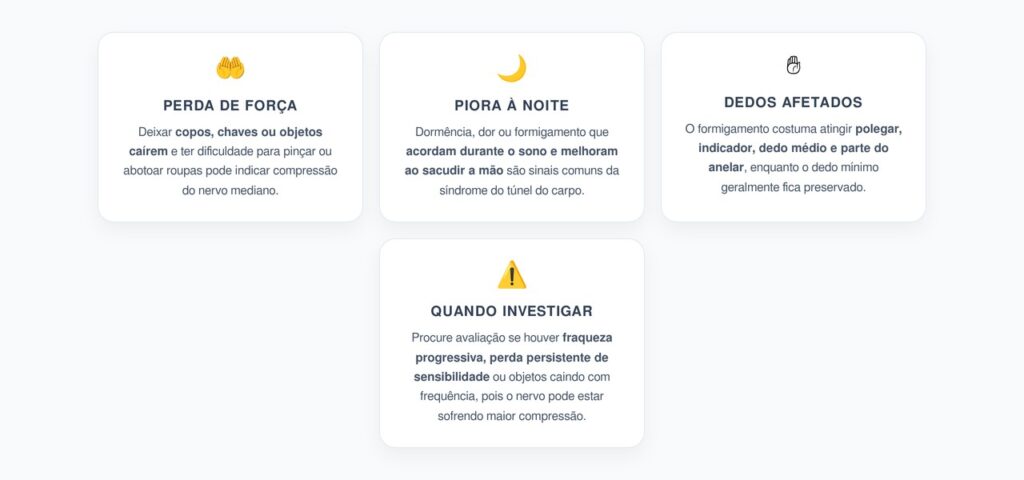 Mão Sem Força e Formigamento à Noite: Sinais de Túnel do Carpo