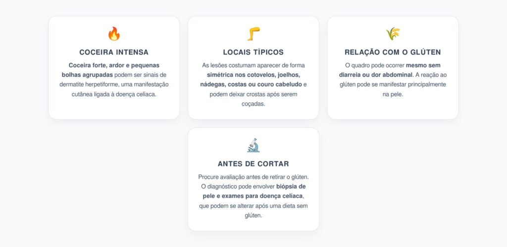 Coceira Intensa com Bolhinhas nos Cotovelos e Joelhos: Sinais de Dermatite Herpetiforme