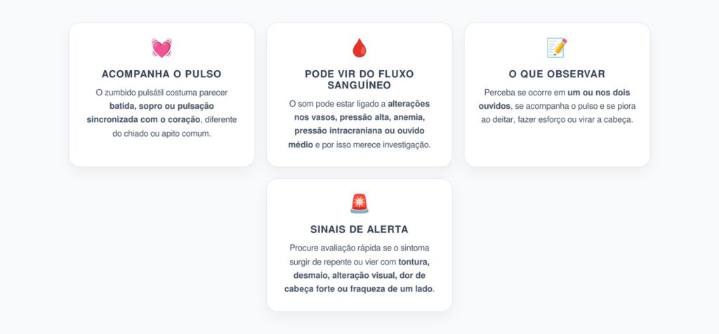Zumbido que Pulsa com o Coração: Quando o Barulho no Ouvido Precisa ser Investigado