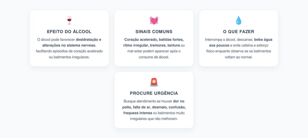 Palpitação Após Beber Álcool: Quando o Coração Acelerado é Sinal de Alerta