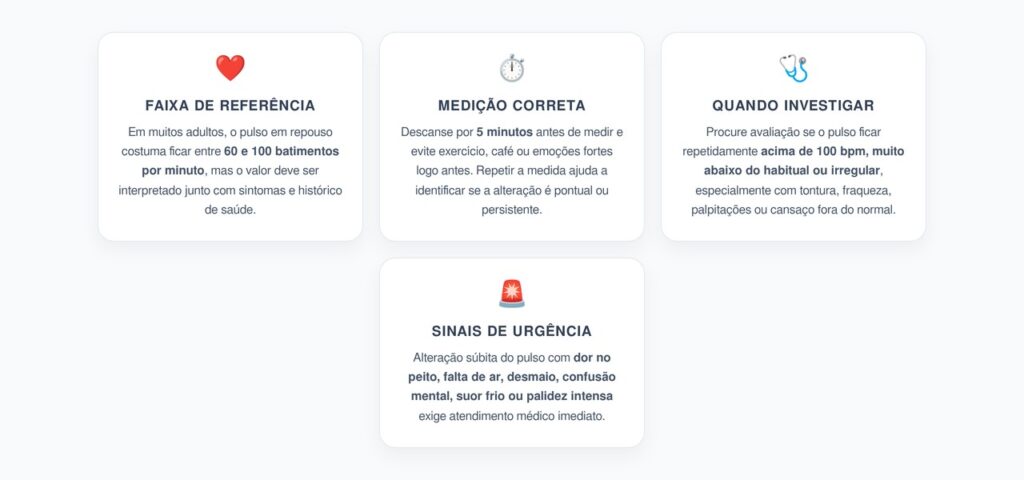 Pulso em Repouso Alterado: Quando Vale Investigar