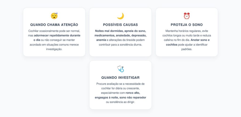 Sono Durante o Dia: Quando Precisar Cochilar Todos os Dias Merece Investigação