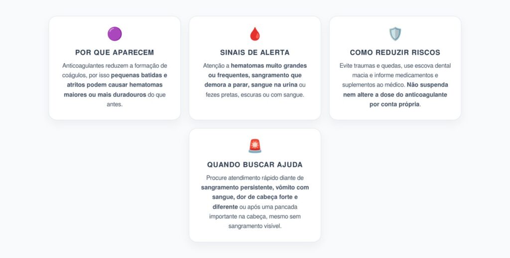 Manchas Roxas com Anticoagulante: Quando o Sangramento Merece Atenção