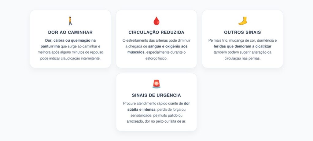 Dor na Panturrilha ao Caminhar: Sinais de Má Circulação nas Pernas