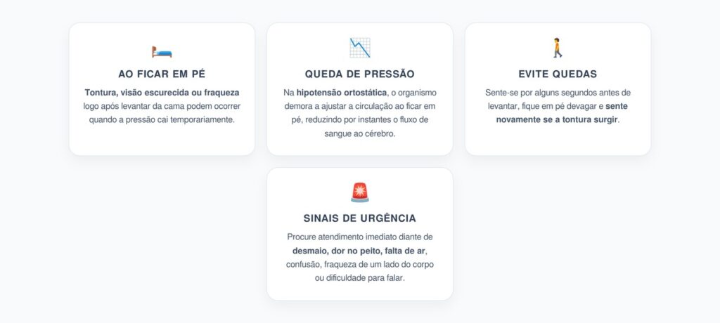 Tontura ao Levantar da Cama: Sinais de Queda de Pressão