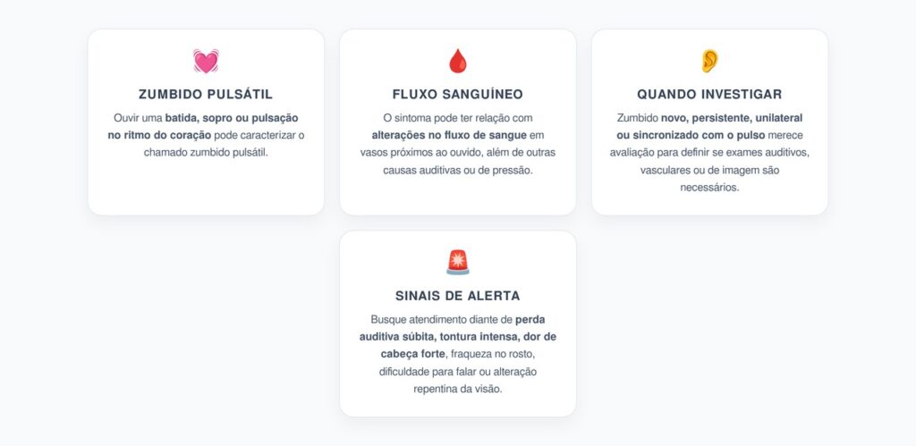 Zumbido Pulsátil: Ouvir o Próprio Pulso no Ouvido Merece Investigação