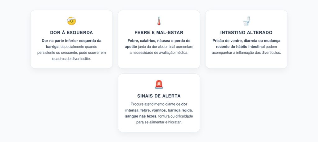 Dor no Lado Esquerdo da Barriga com Febre: Sinais que Podem Indicar Diverticulite