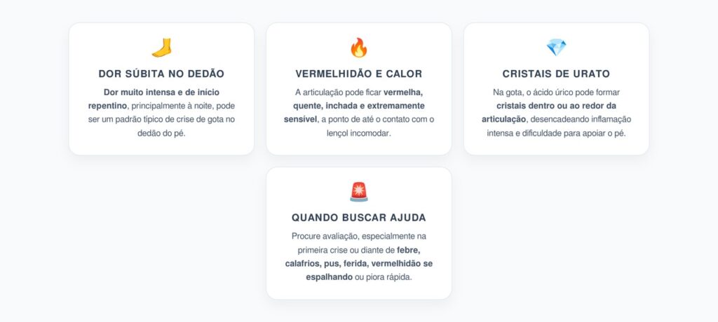 Dor no Dedão do Pé à Noite: Sinais que Podem Indicar Crise de Gota