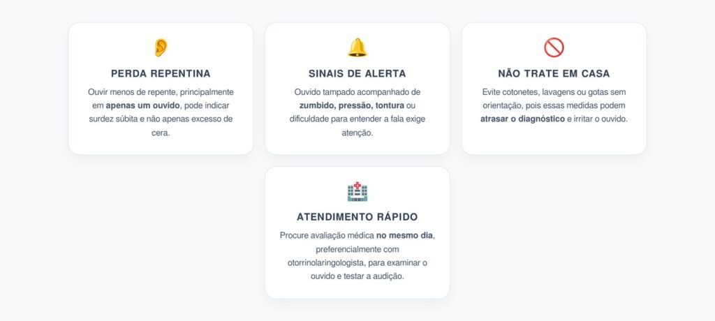 Surdez Súbita: Sinais de Alerta ao Acordar com um Ouvido Tampado