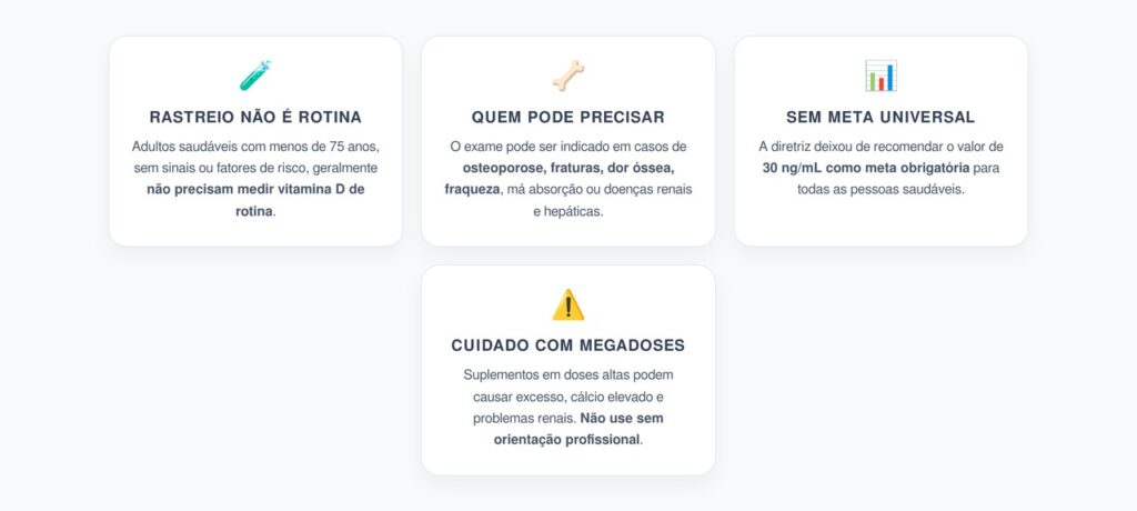 Exame de Vitamina D: Quem Realmente Precisa Fazer o Teste