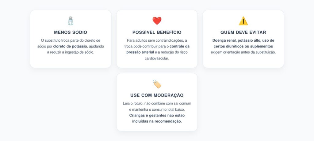 Sal com Potássio: Quem Pode Usar e Quem Deve Evitar