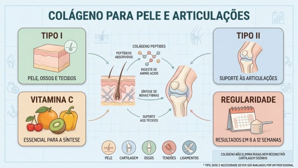 Tipo, vitamina C, regularidade e expectativas definem os resultados da suplementação.