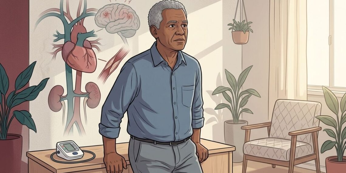 A maioria das pessoas só mede a pressão quando sente dor de cabeça, mas a hipertensão pode avançar durante anos sem causar sintomas