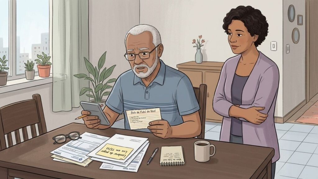 Dificuldades em tarefas habituais podem indicar comprometimento cognitivo leve.