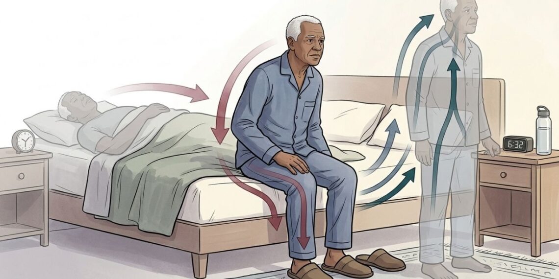 Sentir tontura ao levantar da cama rápido tem nome, é a hipotensão postural, e geralmente é benigna, mas episódios frequentes exigem investigação