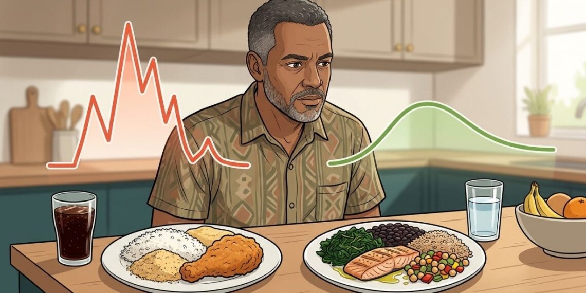 Sentir fome novamente pouco tempo depois do almoço não é apenas falta de controle: pode ter relação com picos de glicose e uma refeição pouco saciante