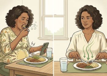 Comer muito rápido pode causar mais gases e inchaço do que os próprios alimentos consumidos, apontam estudos