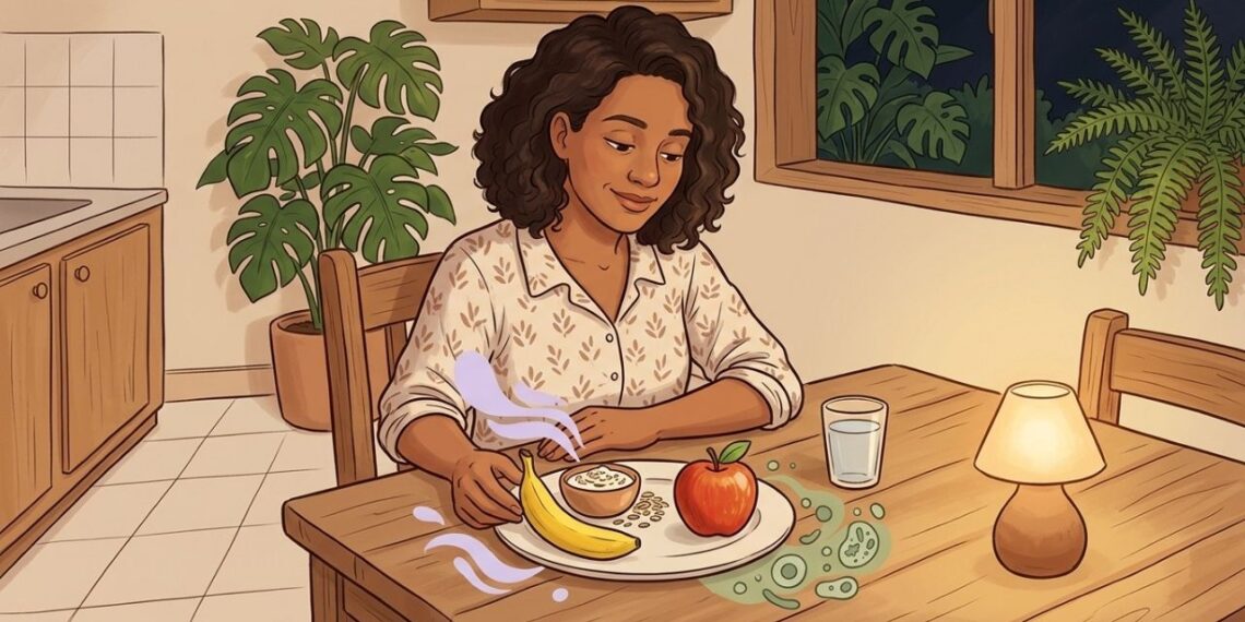 Maçã ou banana antes de ir dormir: qual é melhor para o sono, controle da ansiedade e saúde intestinal