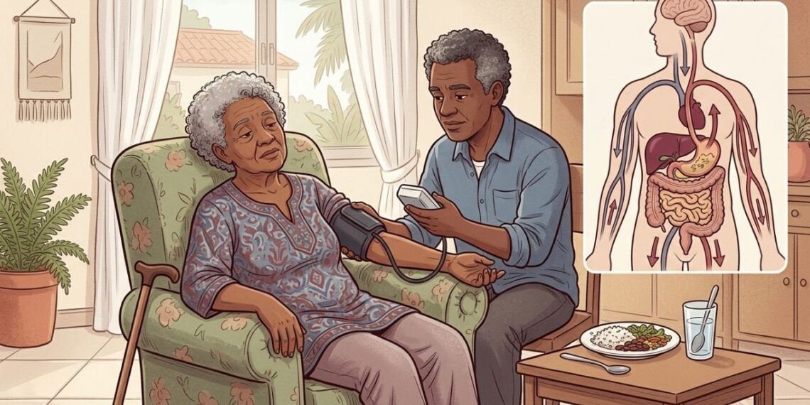 Sentir tontura, fraqueza e muito sono depois do almoço em idosos nem sempre é apenas digestão: pode ser queda da pressão após a refeição