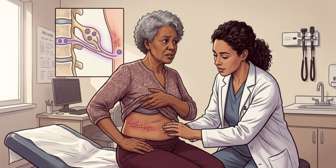 Uma ardência intensa em apenas um lado do corpo antes de surgirem bolhas pode ser o começo do herpes-zóster