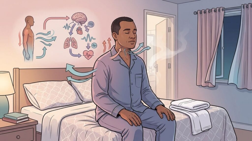 Combinar banho e meditação cria uma transição mais eficiente para o sono.