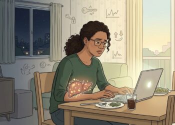 Um estudo recente aponta relação entre sono insuficiente e aumento do risco de gordura no fígado em adultos jovens
