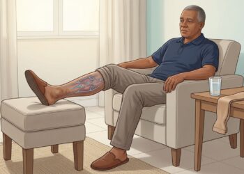 A perna nunca voltou ao normal depois de uma trombose? Inchaço persistente e pele escurecida podem revelar uma sequela