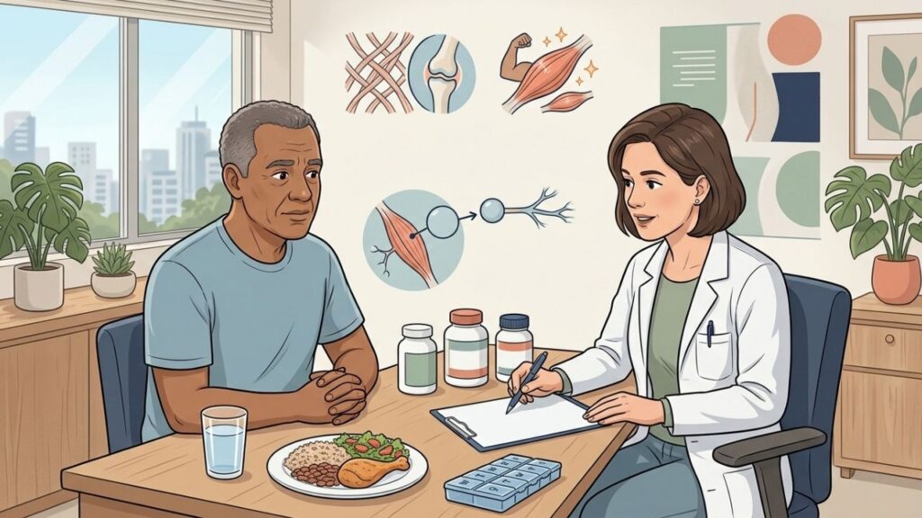 A escolha do suplemento depende de objetivos, exames, alimentação e histórico de saúde.