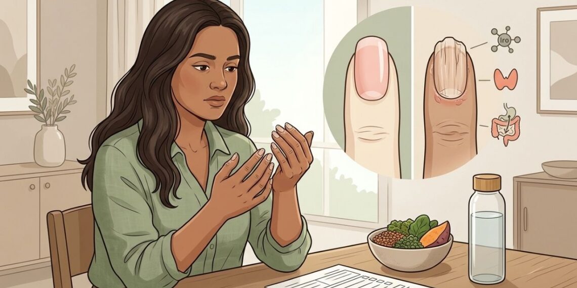 Unhas com sulcos verticais podem ser normais com a idade ou sinal de desidratação crônica; saiba diferenciar