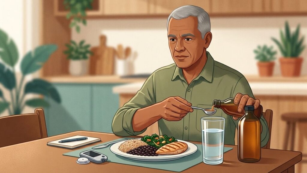 Uso cuidadoso do vinagre deve acompanhar alimentação equilibrada e orientação profissional.