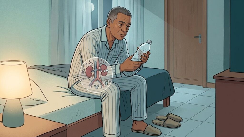 Muita sede, urina frequente e inchaço merecem avaliação metabólica e renal.
