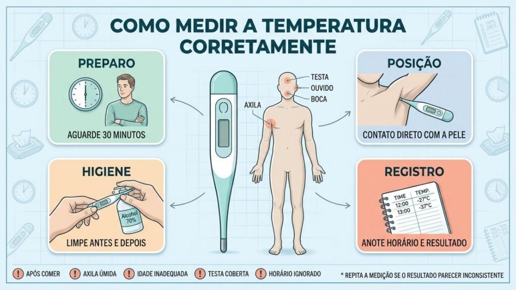 Preparo, posição, higiene e registro tornam a aferição doméstica mais precisa.