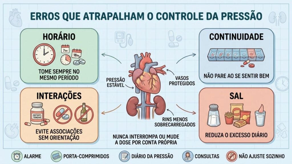 Horário, continuidade, interações e sal determinam a eficácia do tratamento.