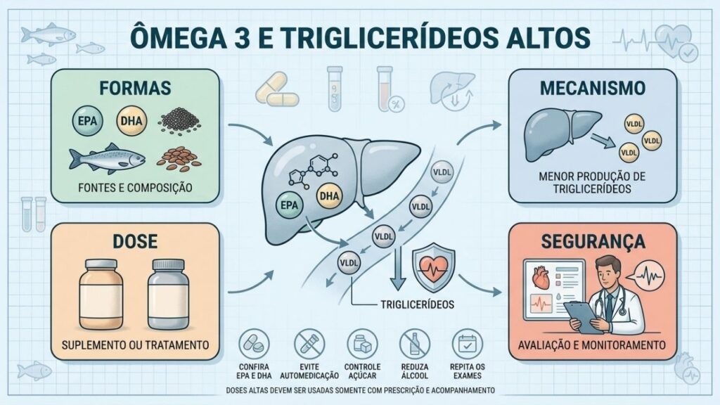 Formas, mecanismo, dose e segurança orientam o uso do ômega 3.