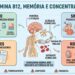 O esquecimento constante e a dificuldade de concentração nem sempre são só idade, podem indicar deficiência de vitamina B12