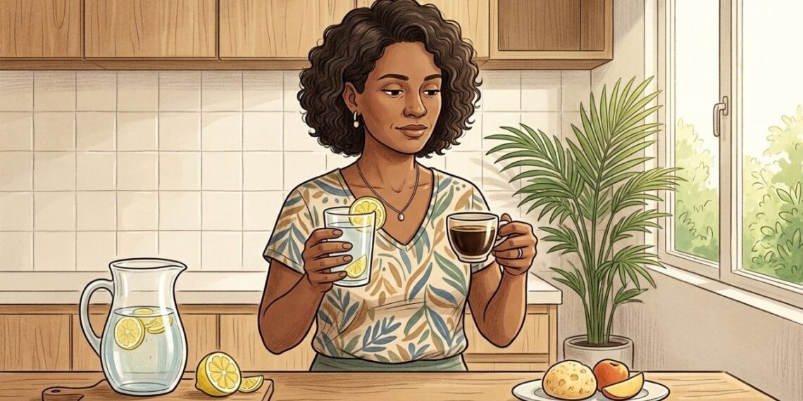 Água com limão ou café em jejum: qual é mais indicado para o intestino, o fígado e a energia matinal