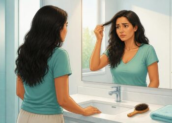 Deficiência de ferro aumenta em 35% o risco de queda de cabelo em mulheres adultas e acelera o afinamento dos fios, segundo especialistas