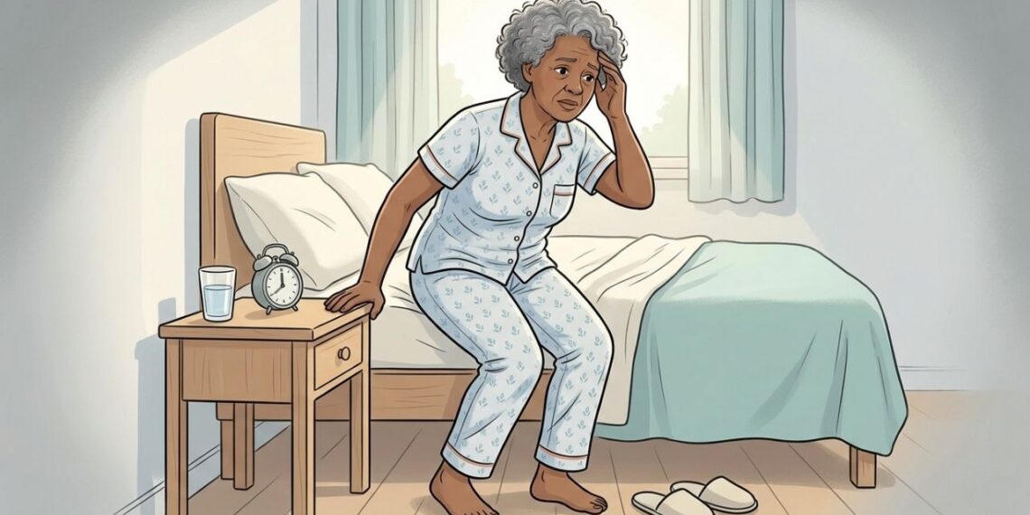 Levantar tonto ao sair da cama não é só sono, mas em muitos casos um sinal de pressão baixa, desidratação ou labirintite