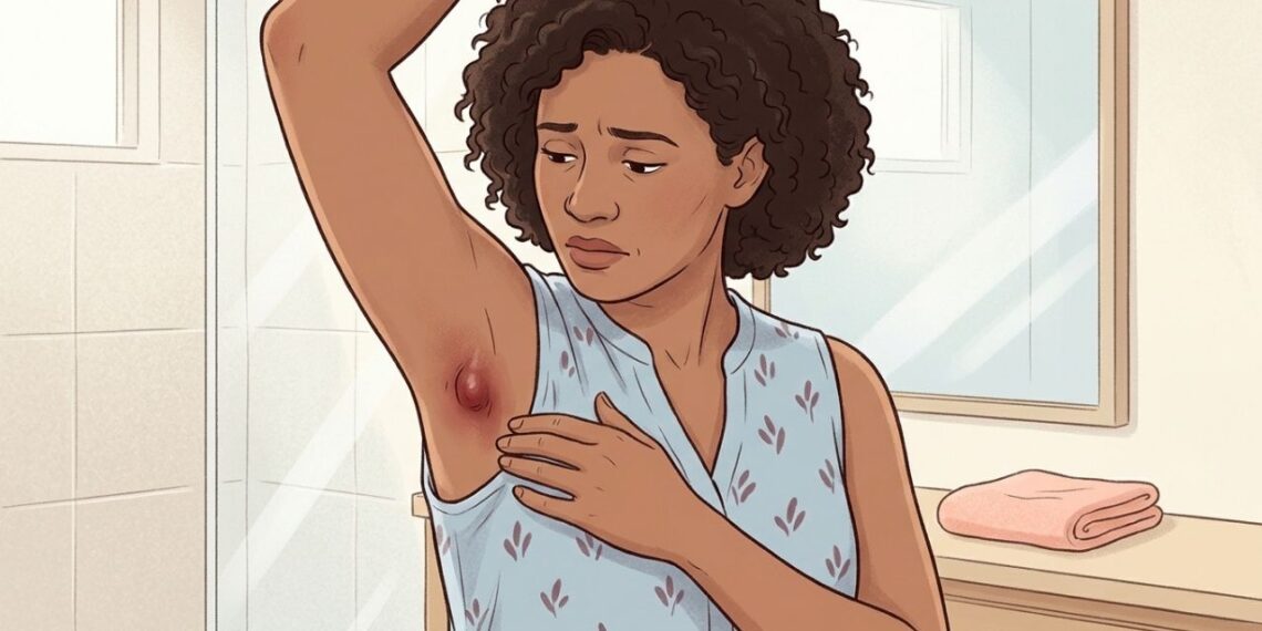 Caroços doloridos que voltam nas axilas ou virilhas não são apenas pelos encravados: podem indicar hidradenite supurativa